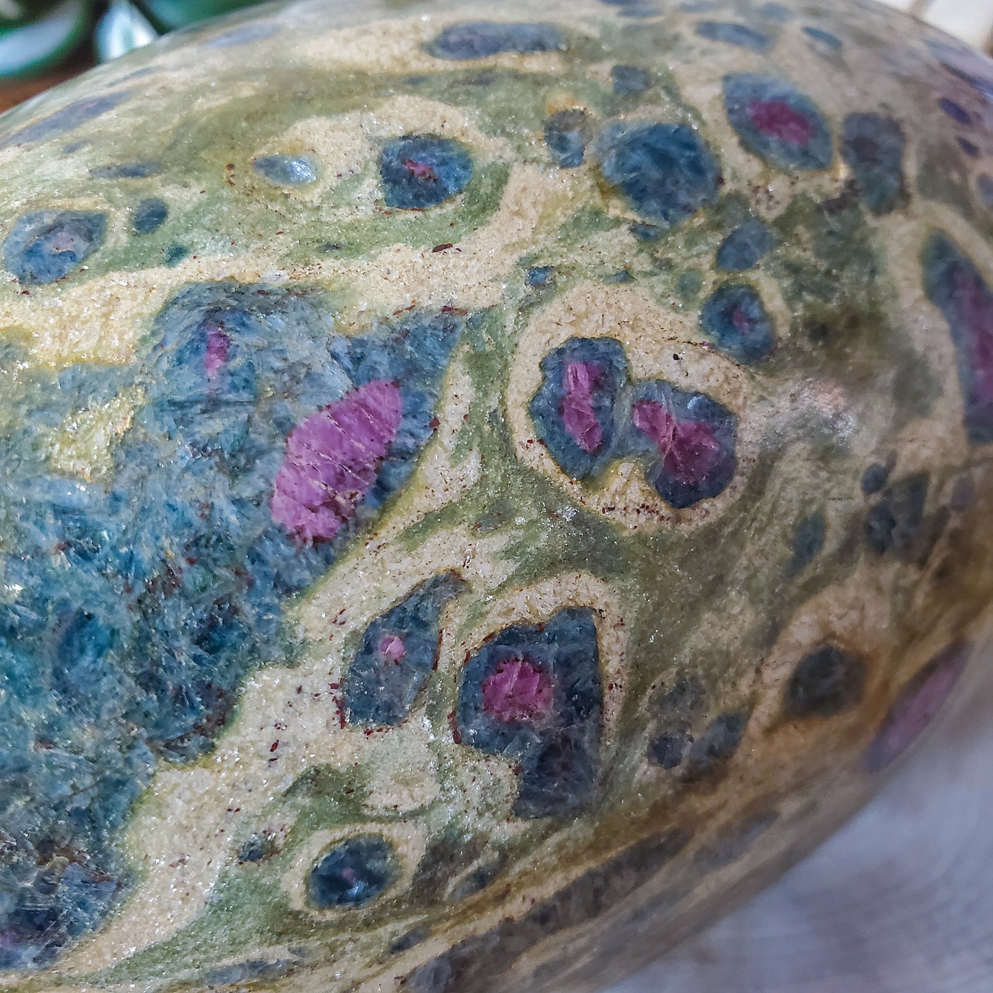 Ruby In Kyanite and Fuchsite Shiva Lingam