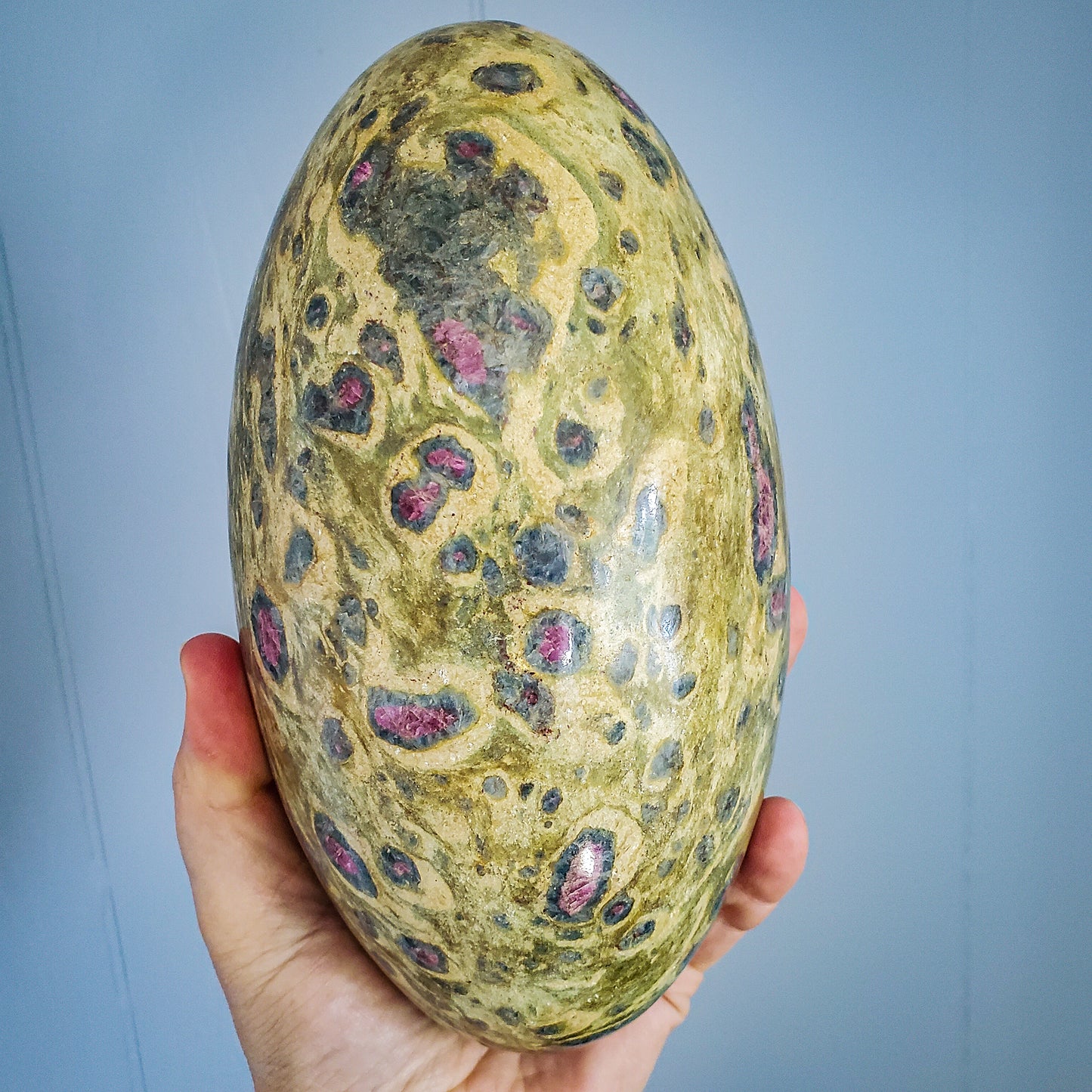 Ruby In Kyanite and Fuchsite Shiva Lingam