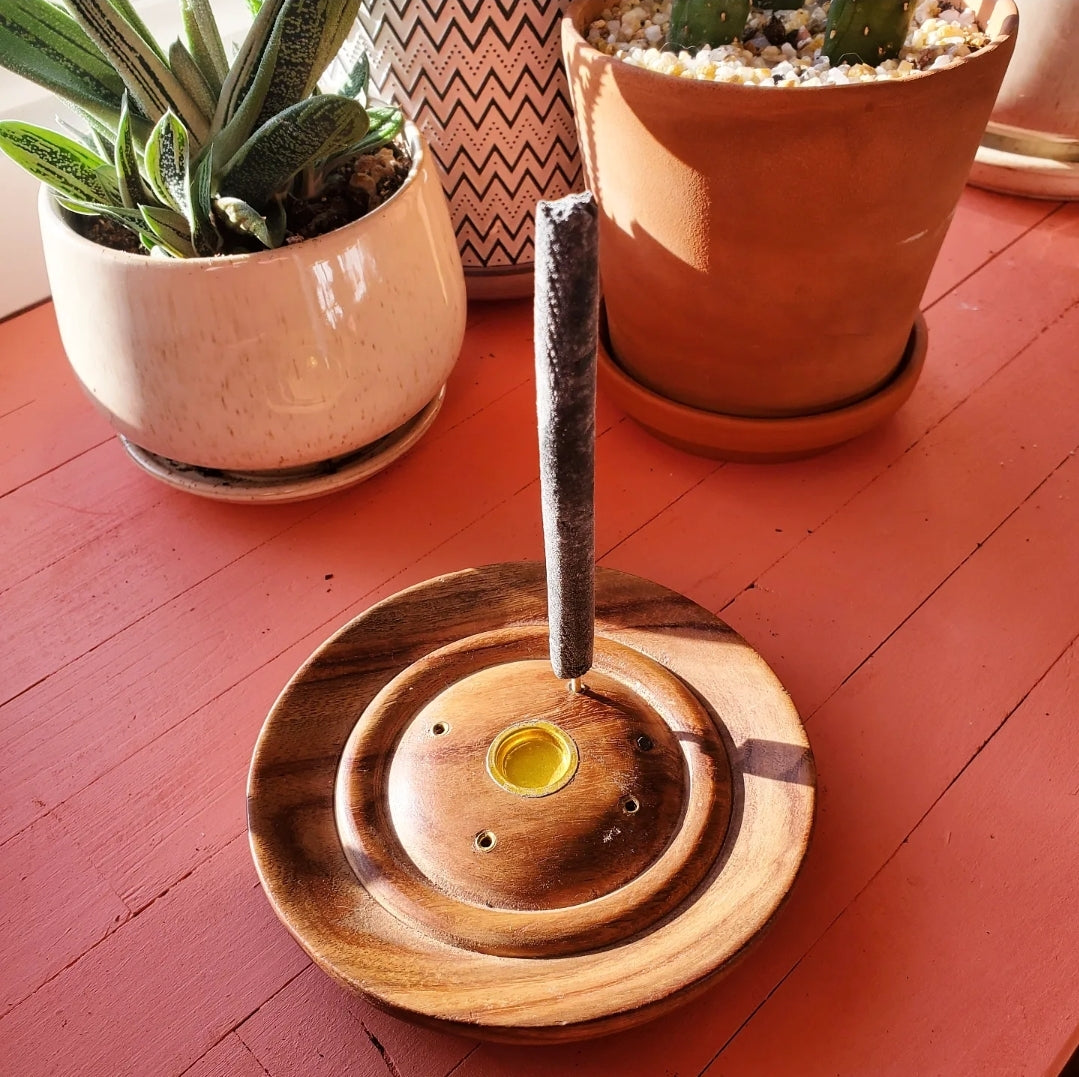 Wooden Incense Burner