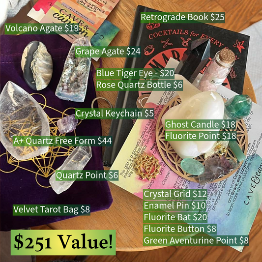 *Magical Mystery Bag - A hand-selected collection of magical pieces valued at $200–$300+, offered for $100 — limited quantities ✨