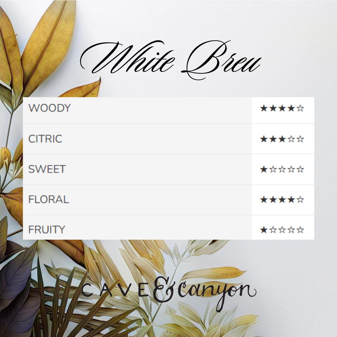 White Breu Hand-rolled Charcoal Incense Sticks