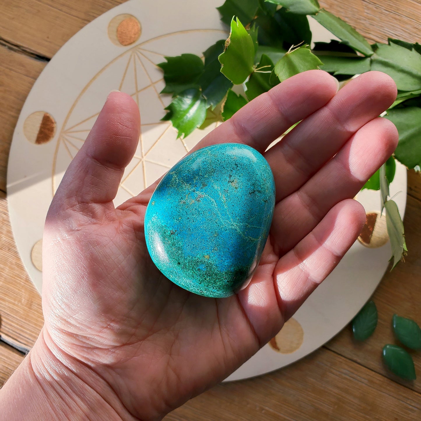 Chrysocolla Palmstone #2 (Peru)