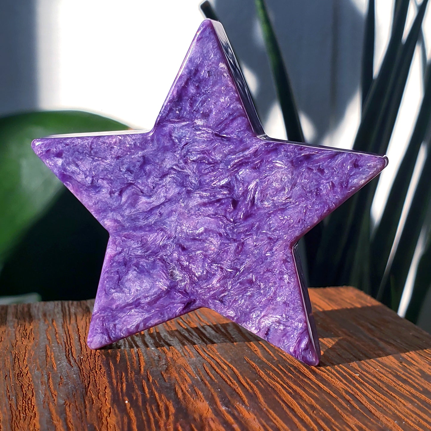 Charoite Star #1 (Polished) Russia