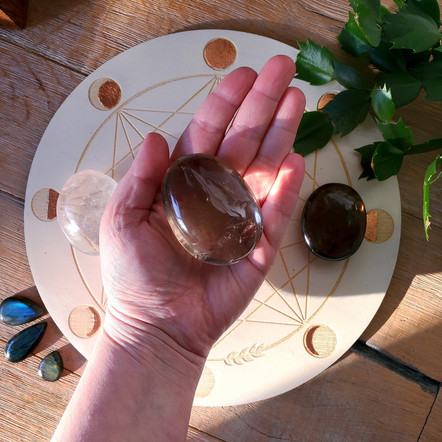 Quartz Palmstones