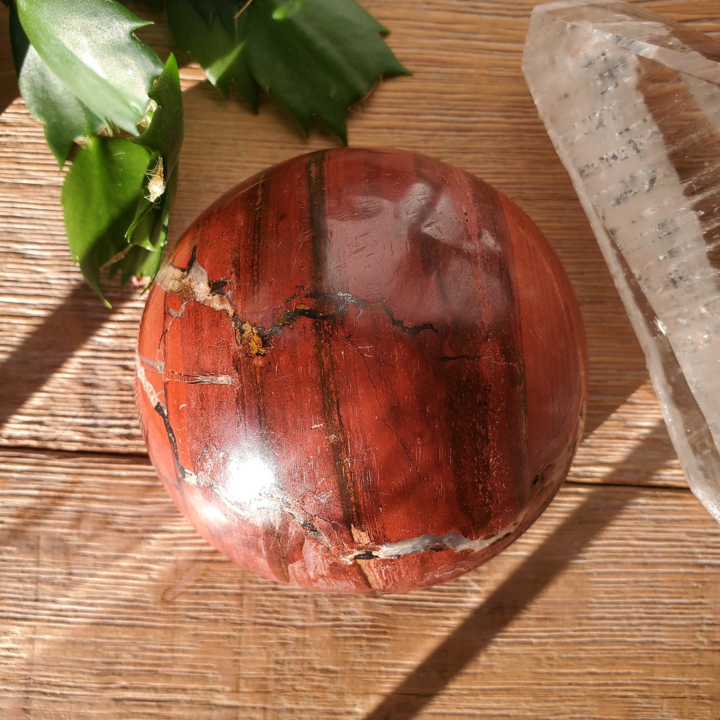 Red Jasper Jasper Freeform "Button"