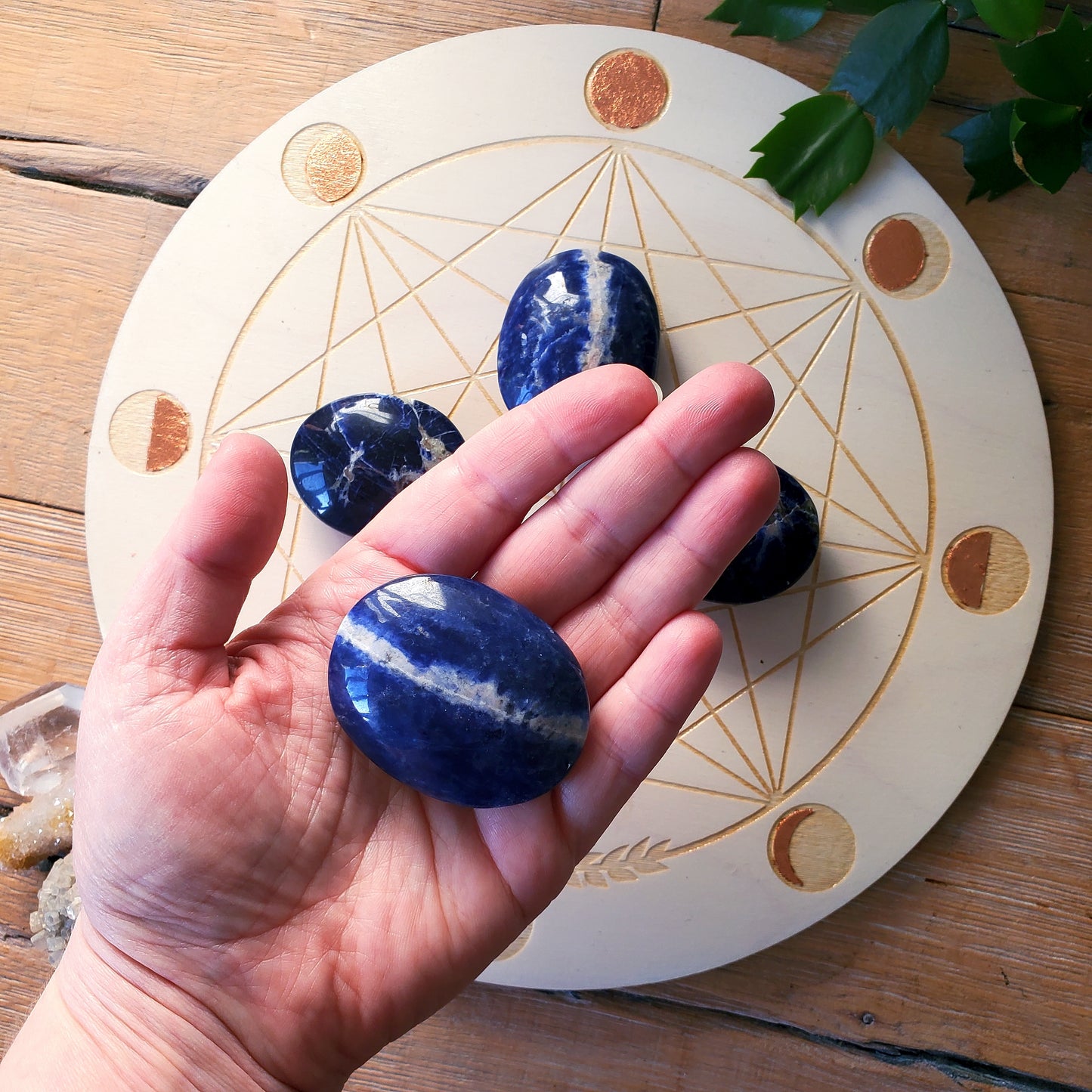 Sodalite Palmstones