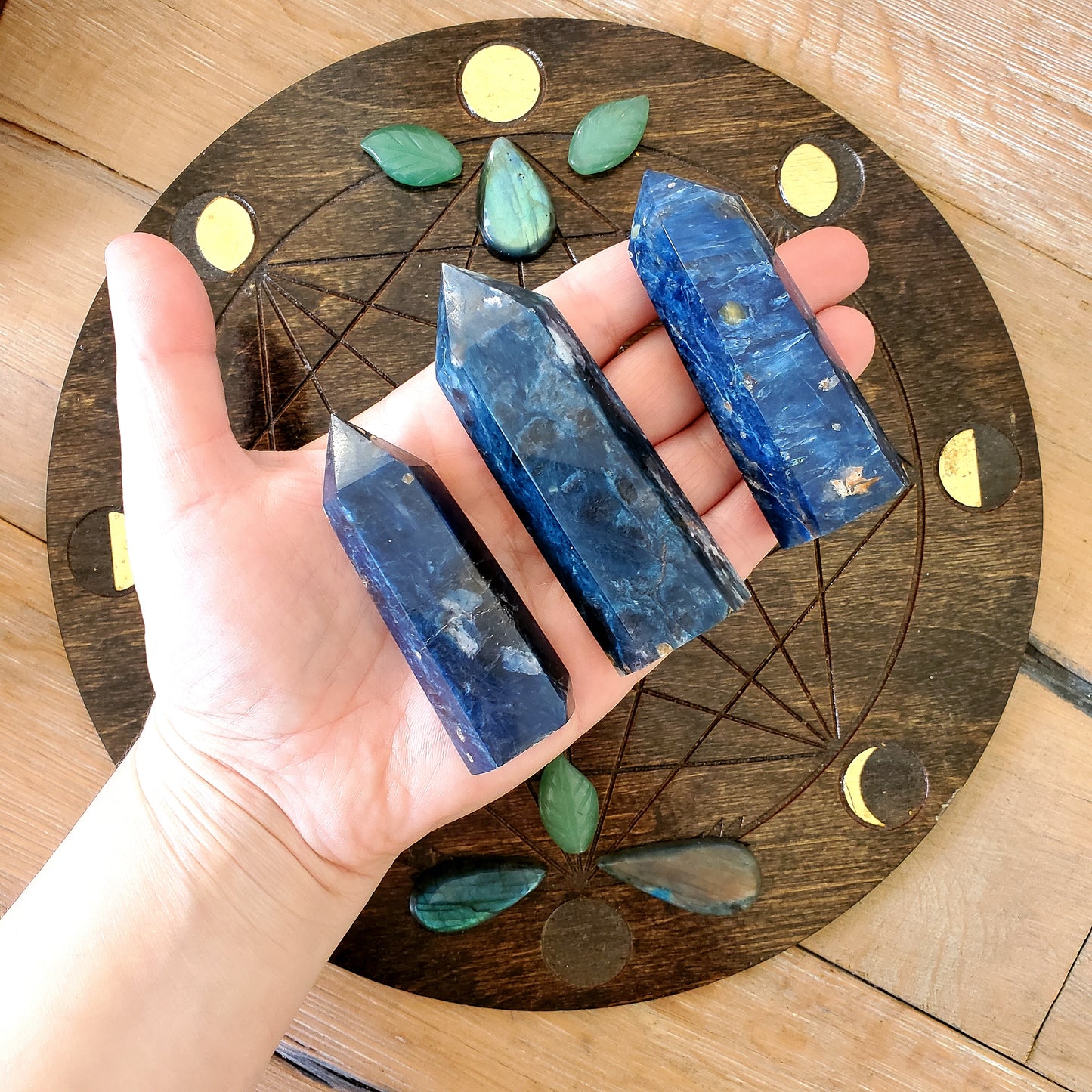 Blue Kyanite Points