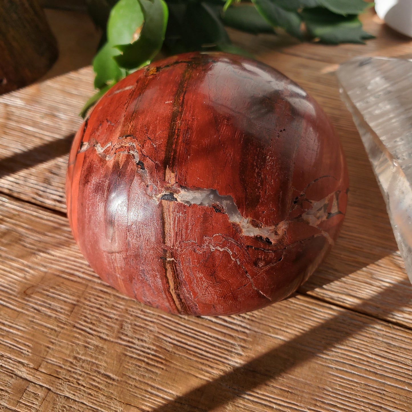 Red Jasper Jasper Freeform "Button"