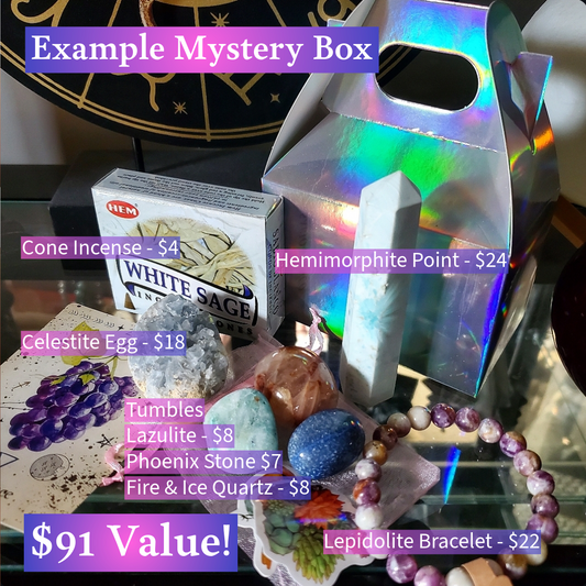 *Magical Mystery Box - Pre-Order - A hand-selected collection of magical pieces valued at $65+, offered for $25 — limited quantities ✨