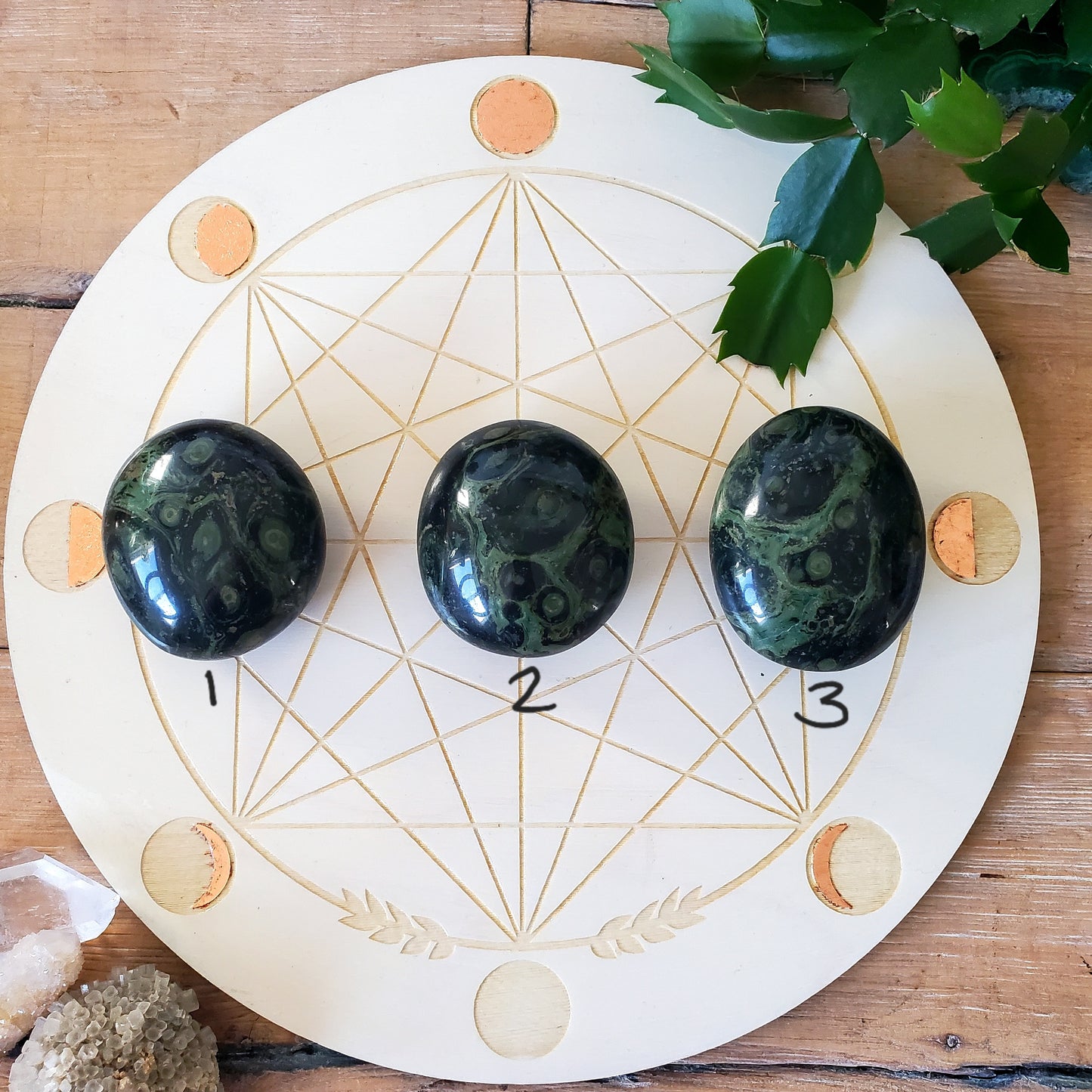 Kambaba Jasper Palmstones