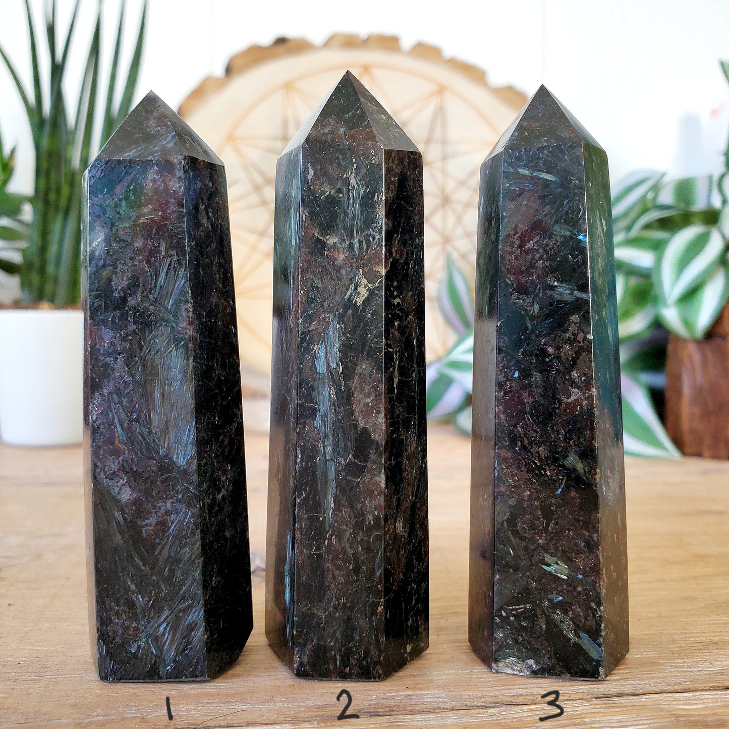 Arfvedsonite Points