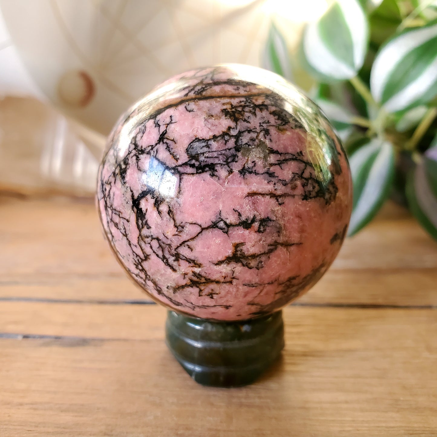 Rhodonite Sphere
