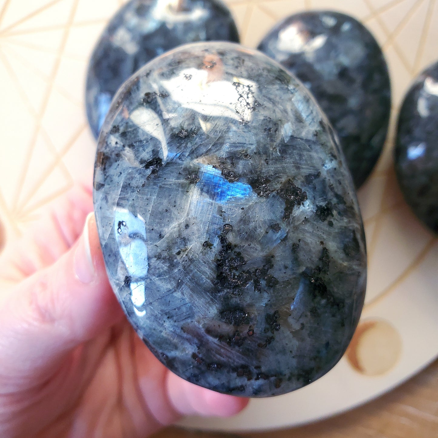 Larvikite Palmstones