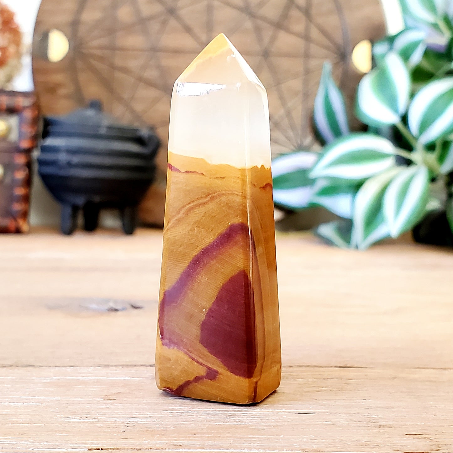 Banded Calcite & Onyx Points (Pakistan)