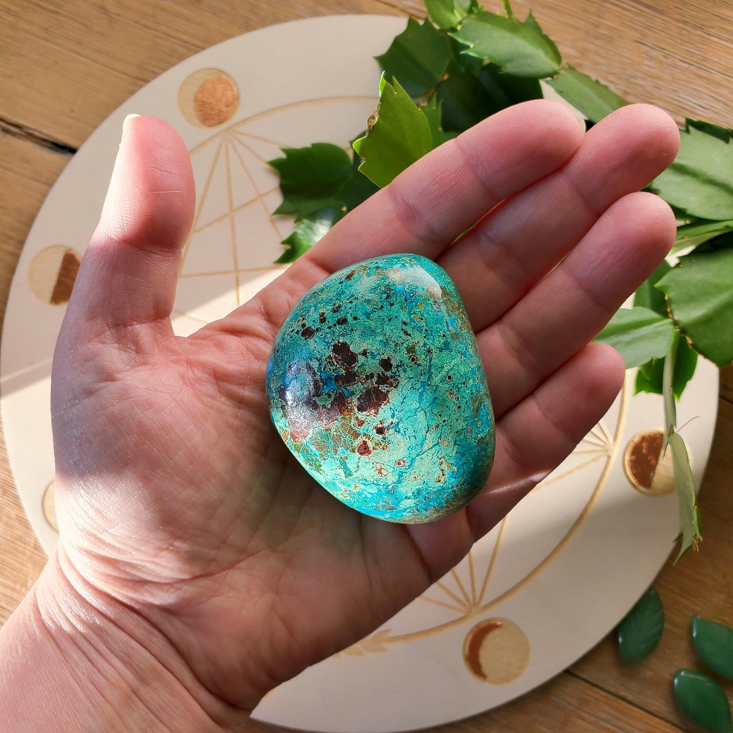 Chrysocolla Palmstone #2 (Peru)