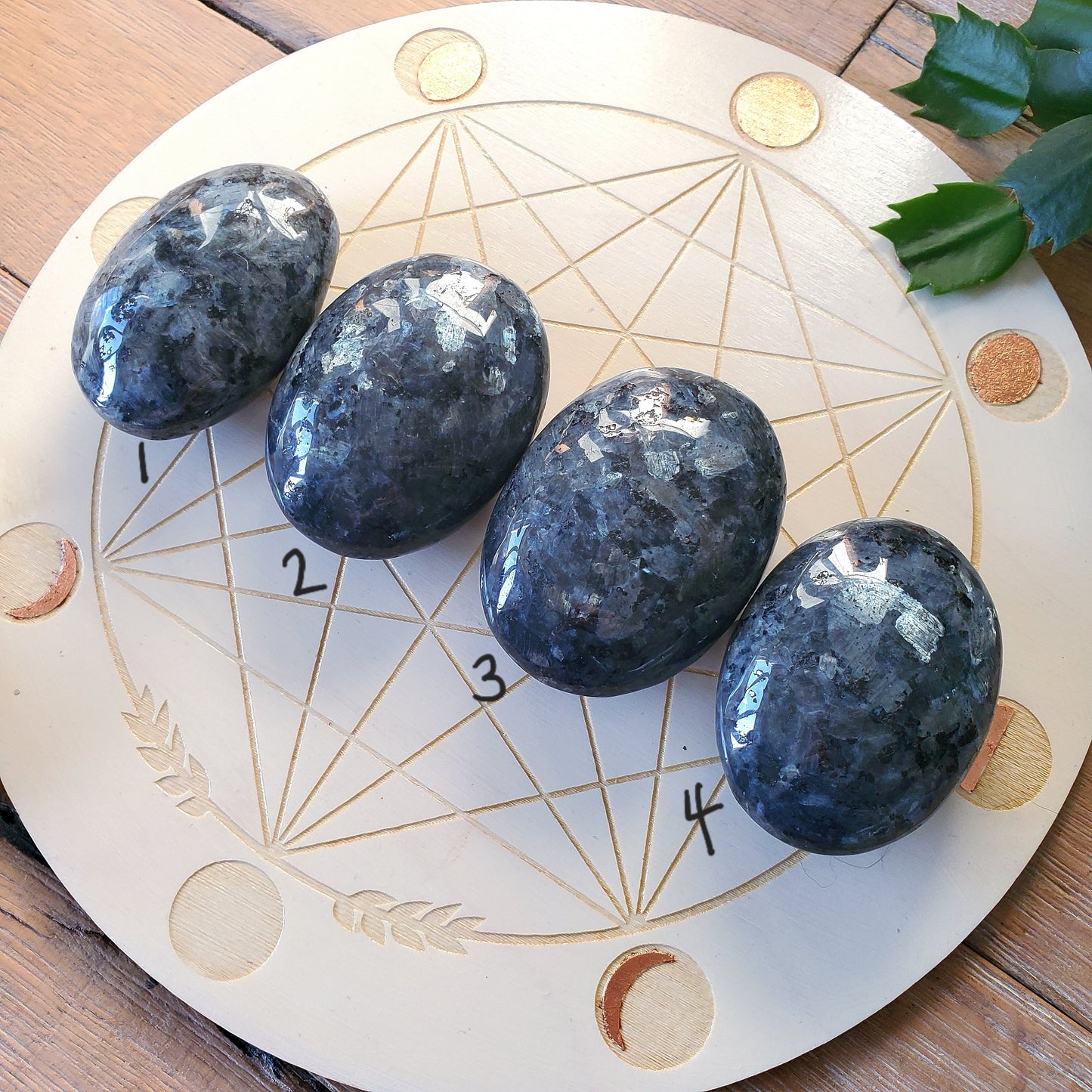 Larvikite Palmstones