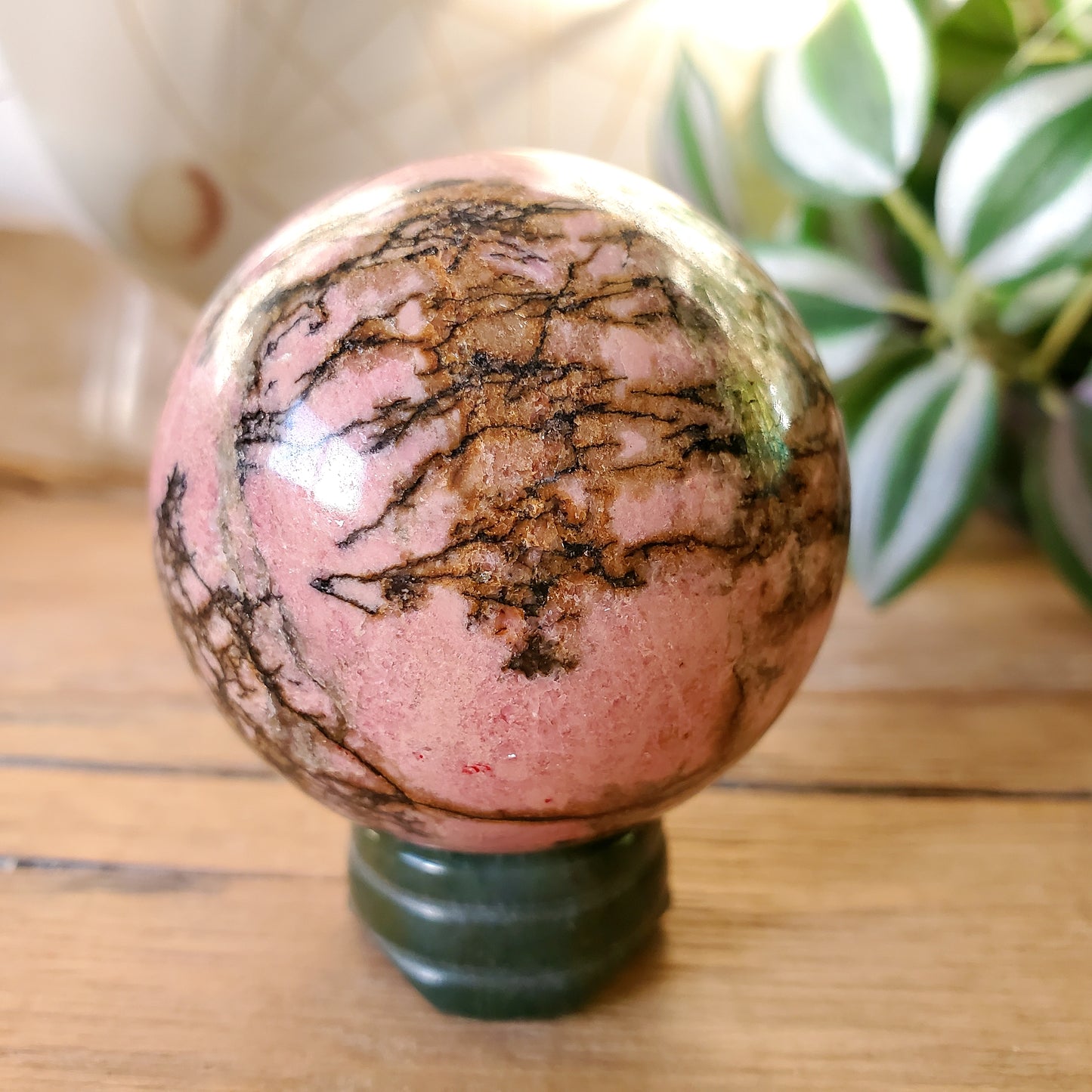 Rhodonite Sphere