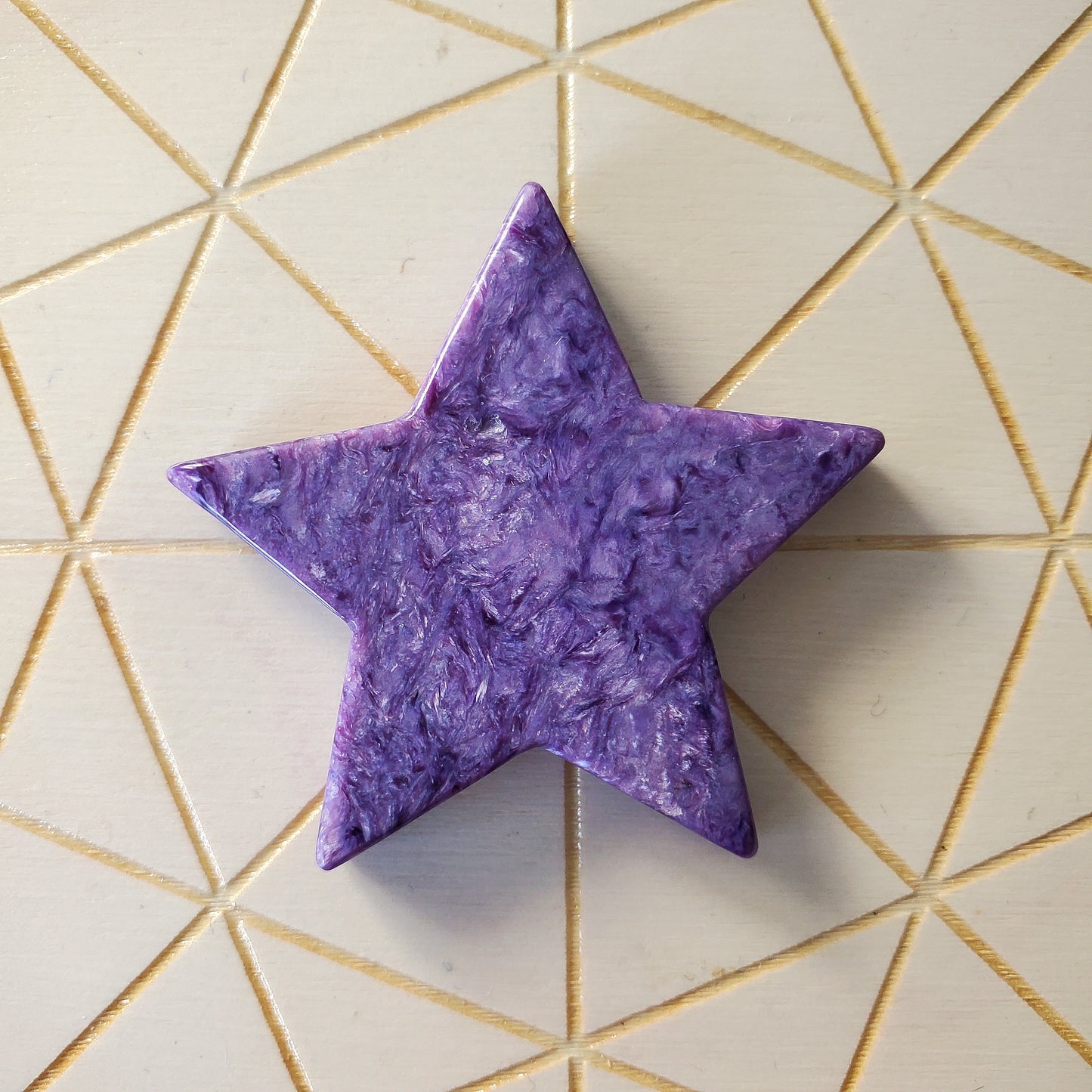 Charoite Star #1 (Polished) Russia