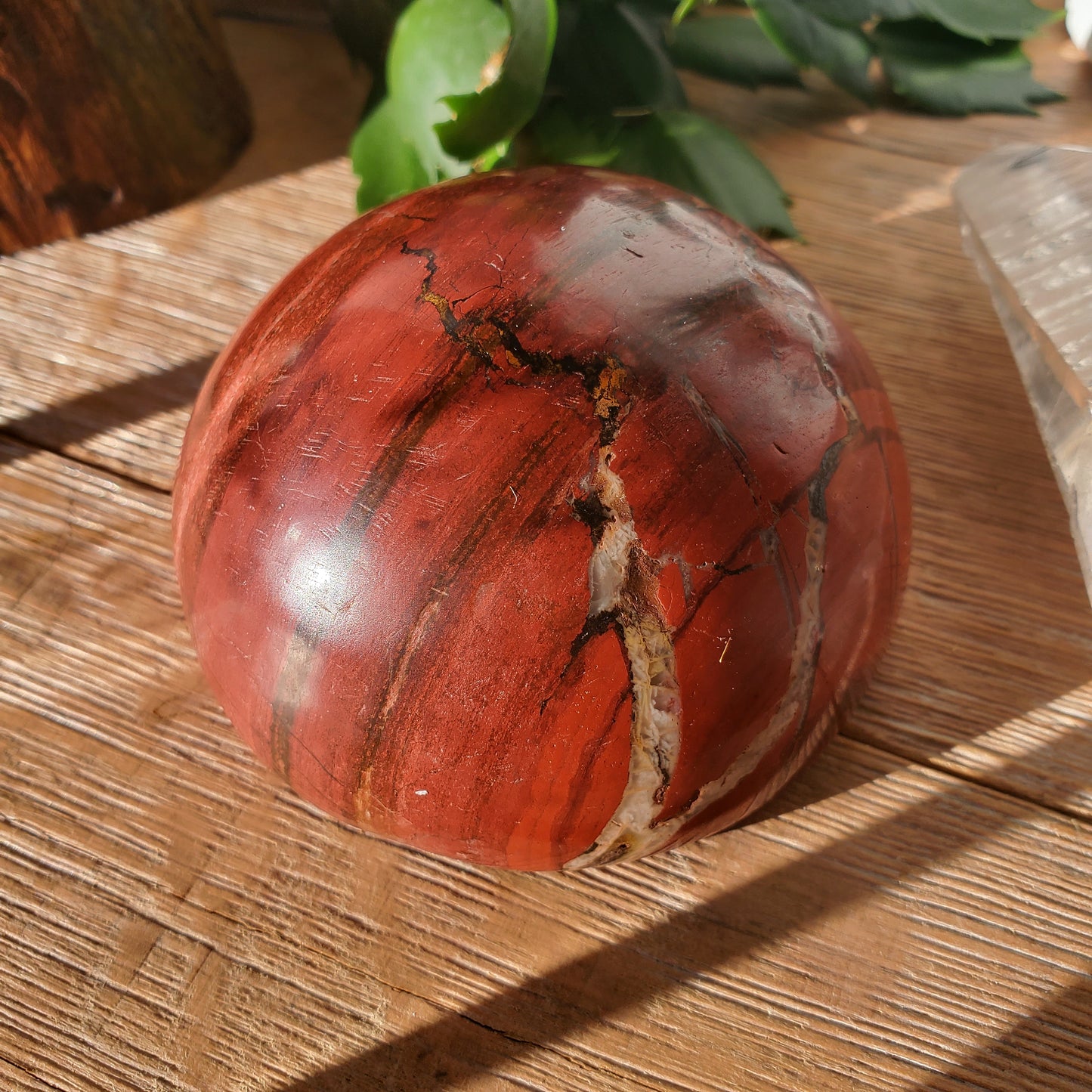 Red Jasper Jasper Freeform "Button"