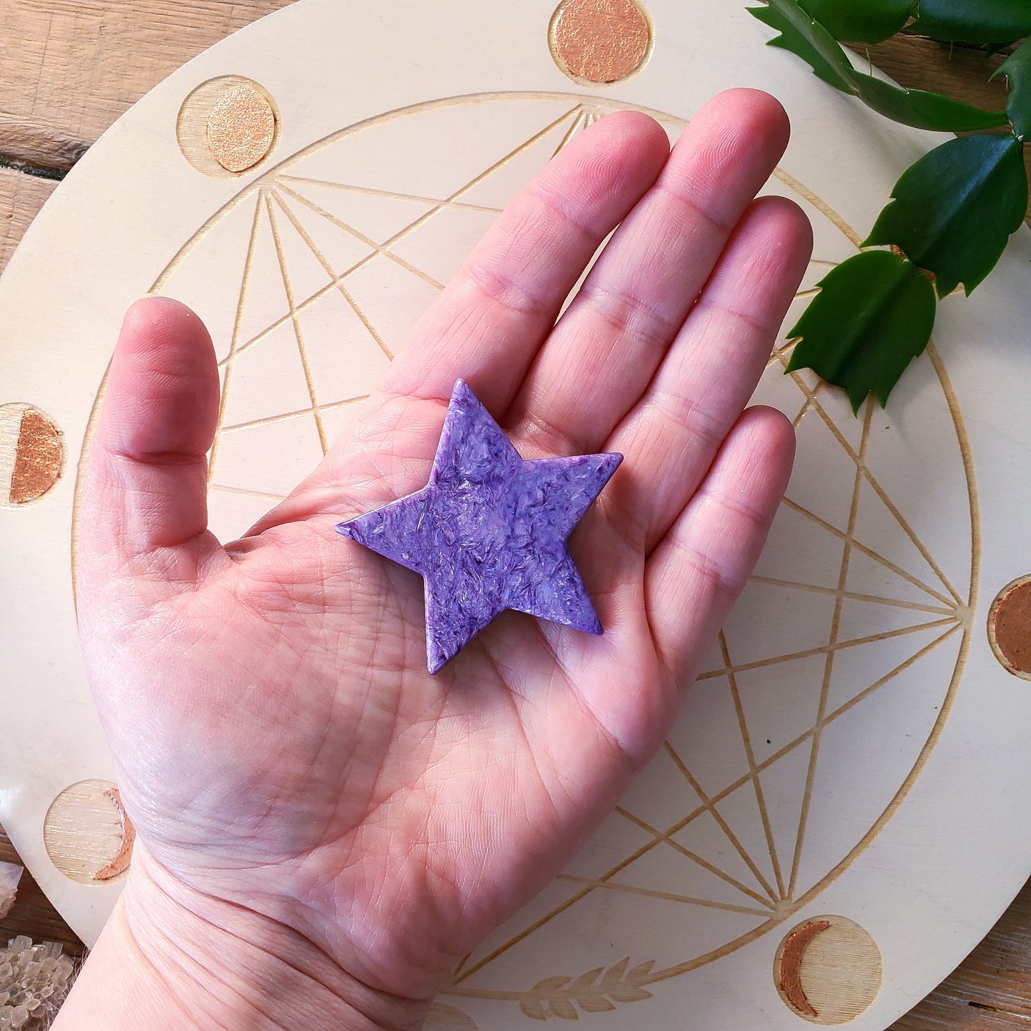 Charoite Star #1 (Polished) Russia