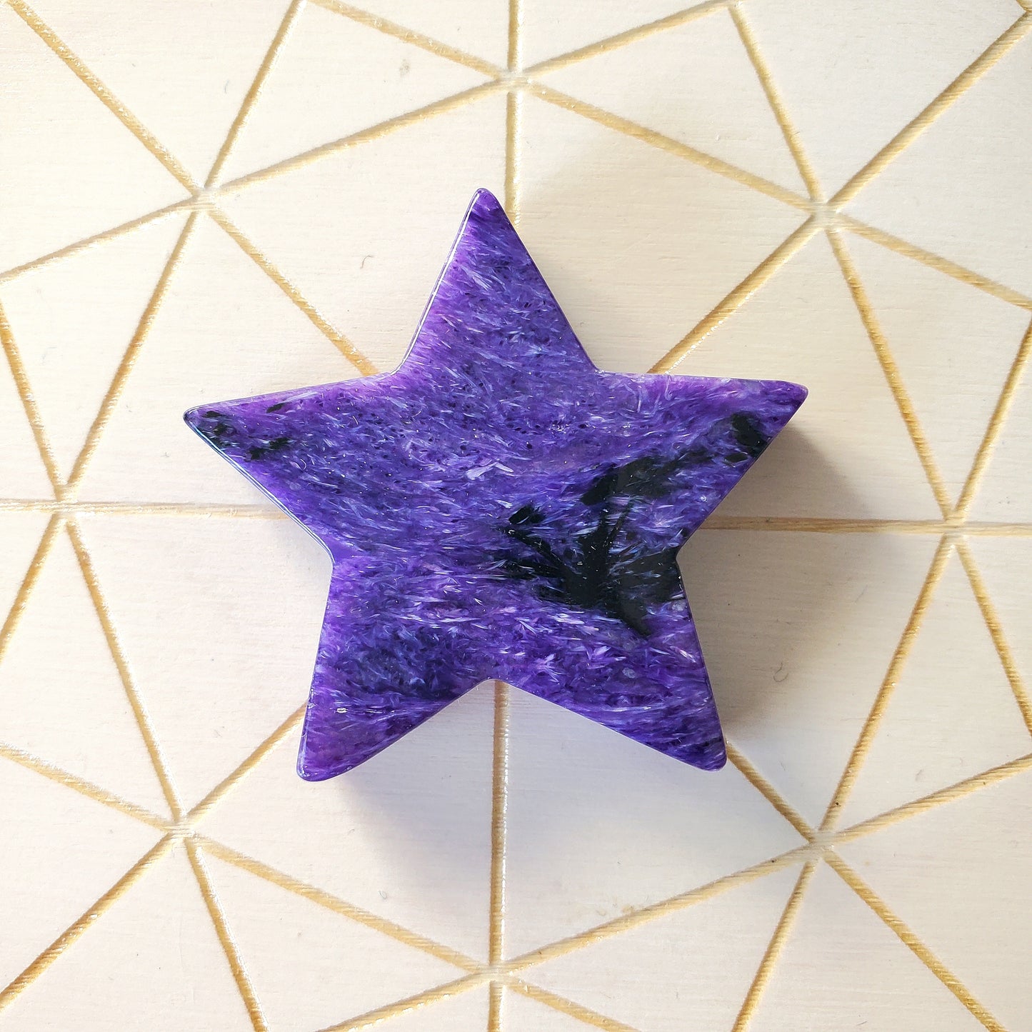 Charoite Star #2 (Polished) Russia