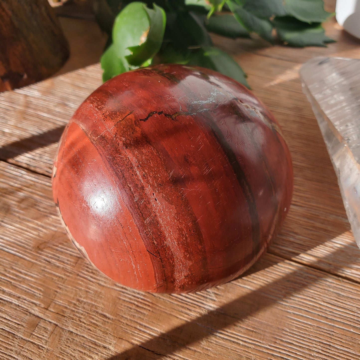Red Jasper Jasper Freeform "Button"