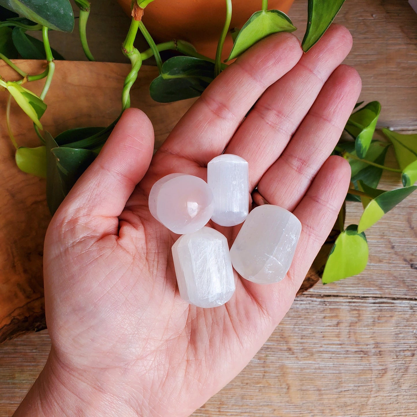 Selenite Tumbled Stone - LG