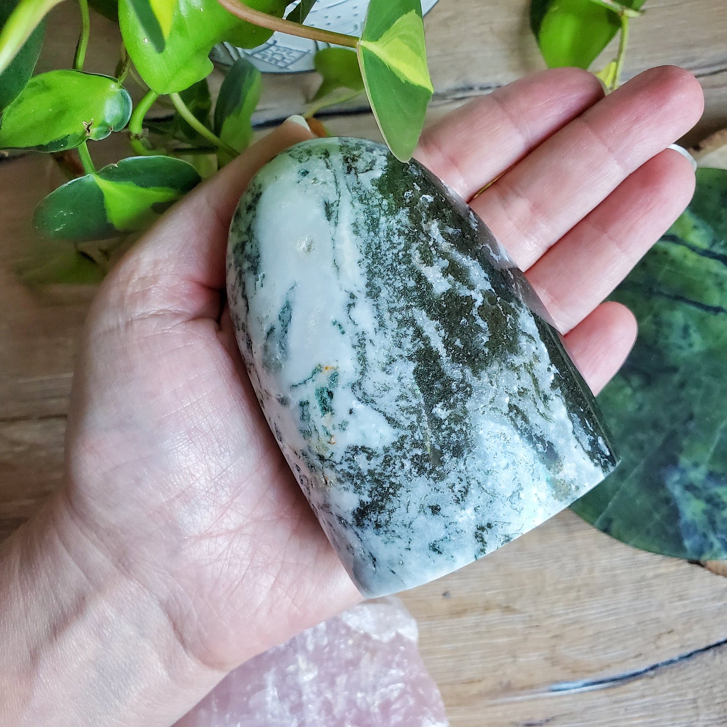 Moss Agate - Polished Freeform - #4