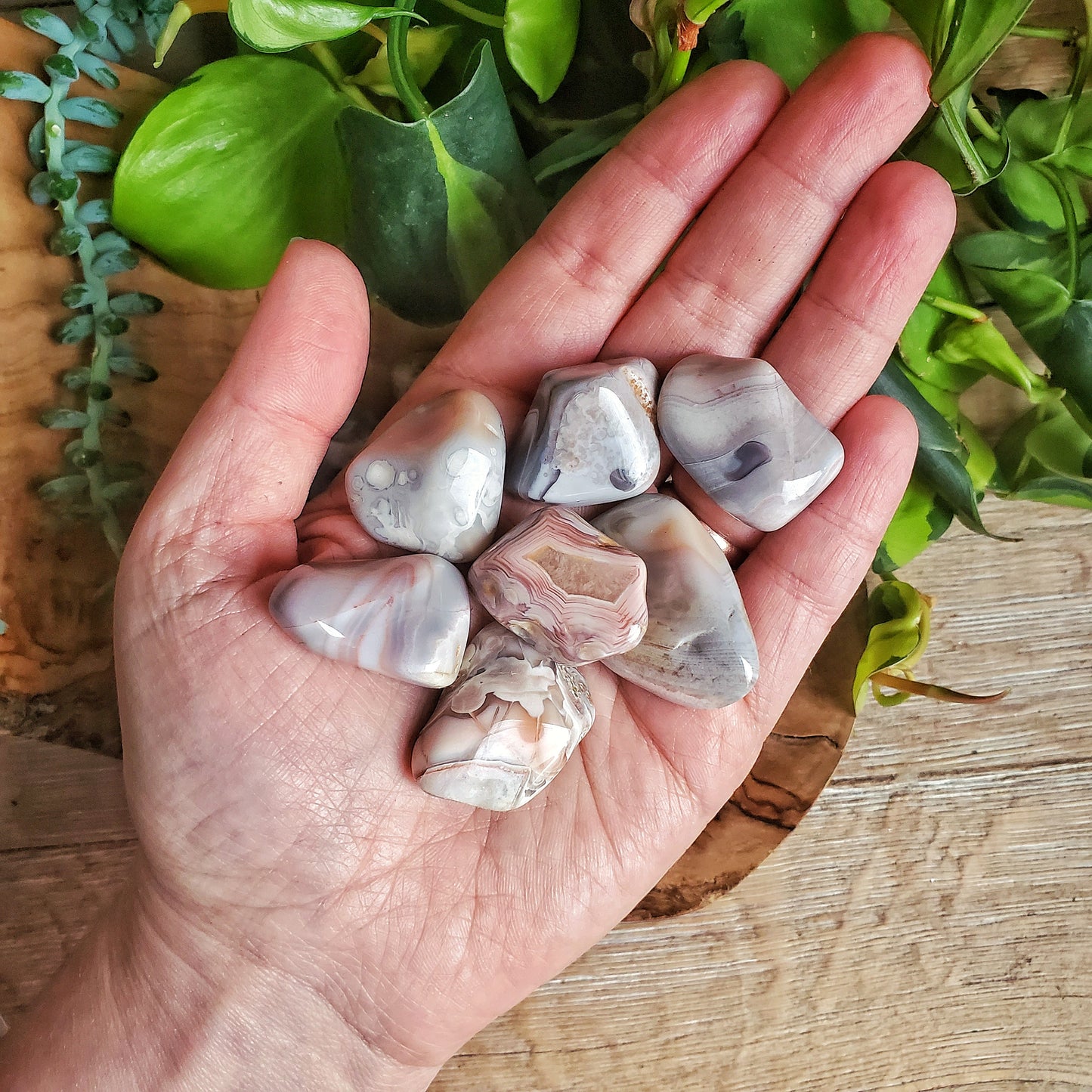 Botswana Agate Tumbled Stones