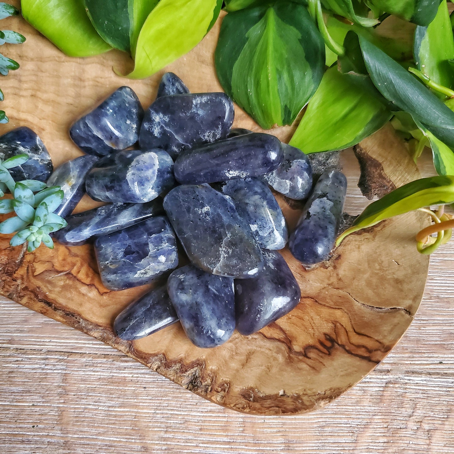 Iolite Tumbled Stones