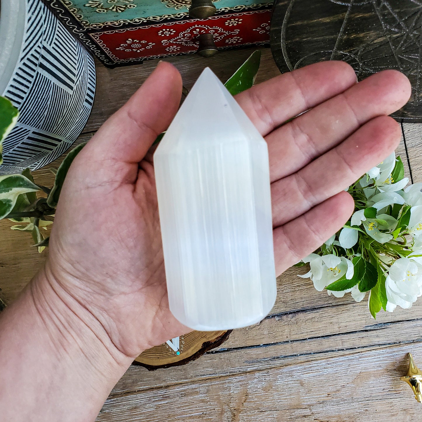 Selenite - Polished Tower
