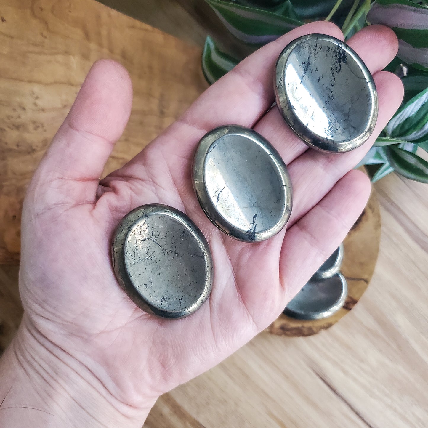 Pyrite - Worry Stone - Polished