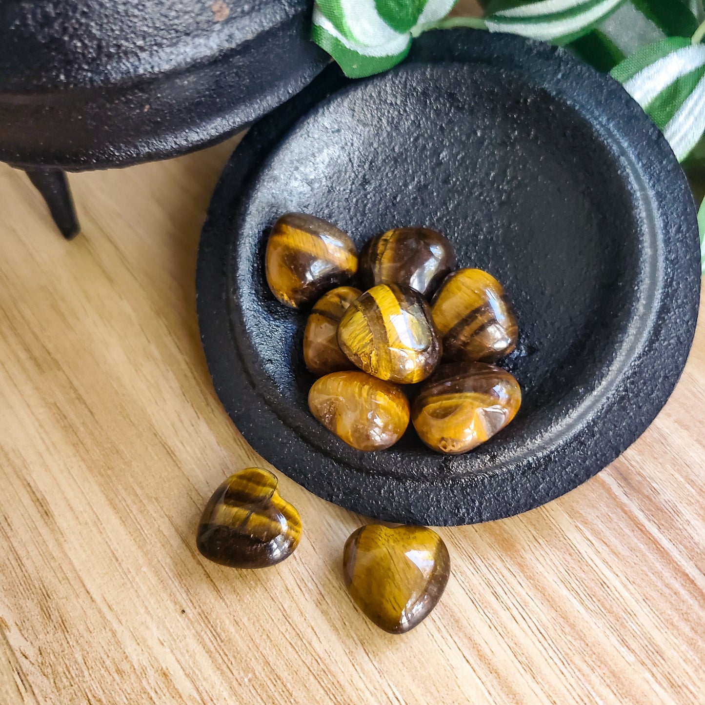 Tiger Eye - Heart - Mini