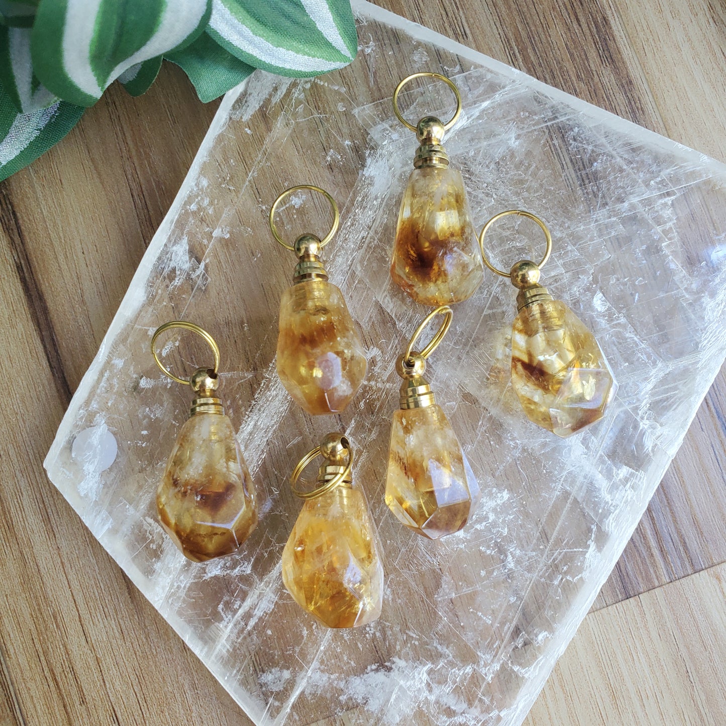 Crystal Bottle - Citrine - Small