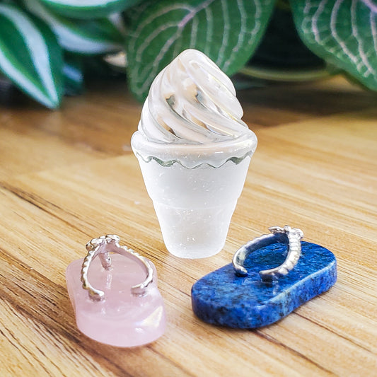Ice Cream Cone - Quartz - Small