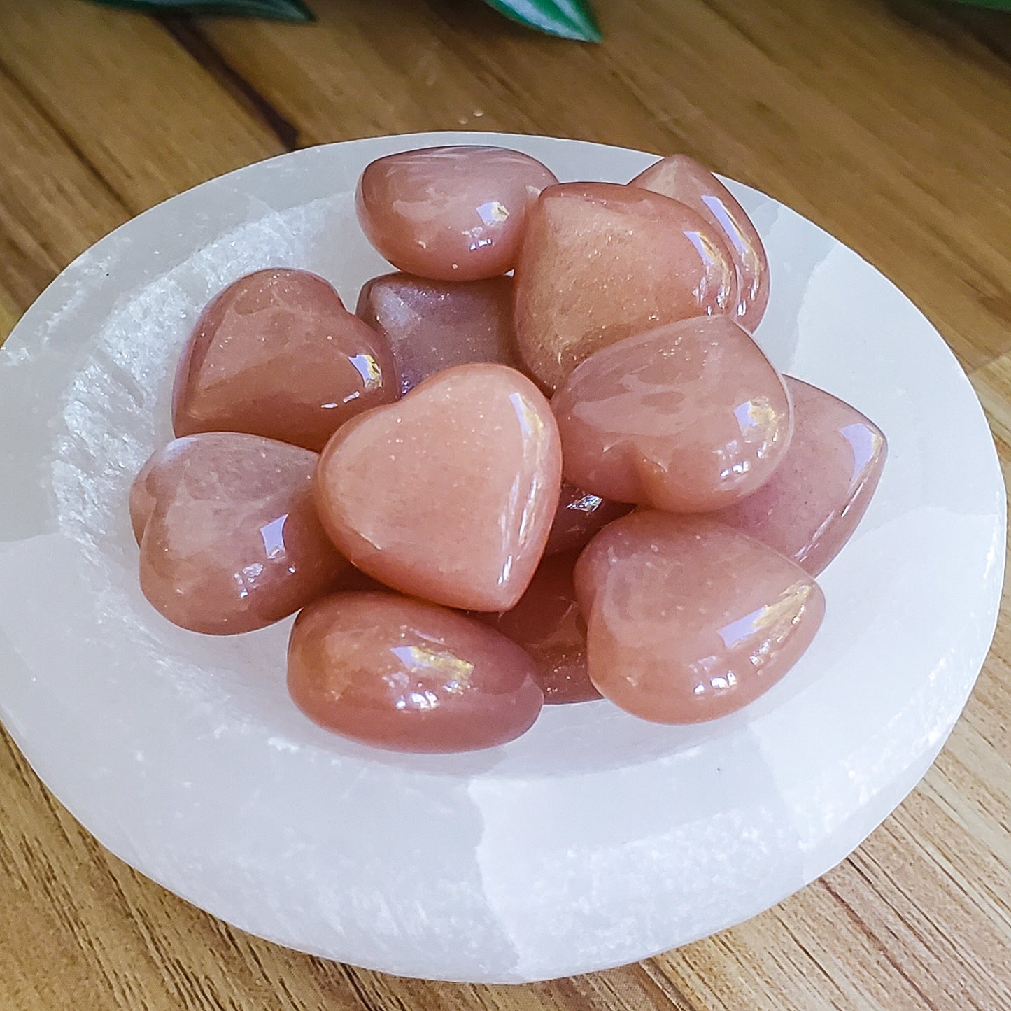 Heart - Peach Sunstone - Mini