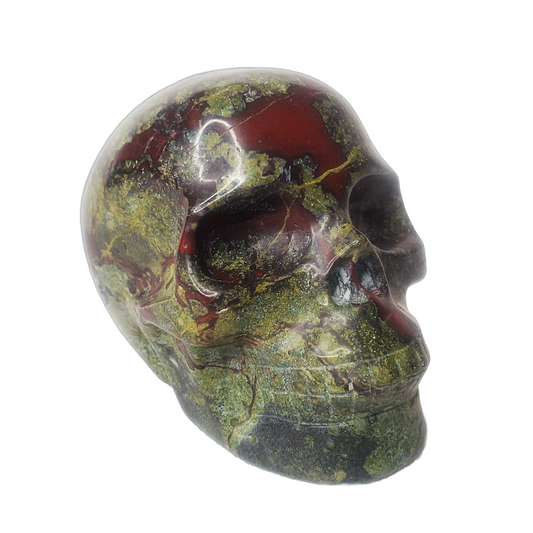 Dragon's Blood Jasper Skull