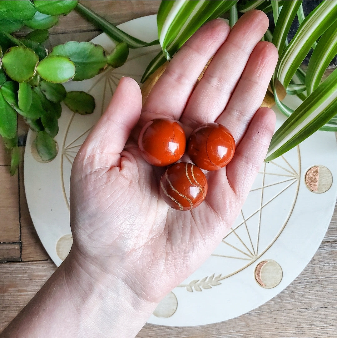 Red Jasper Spheres (s)