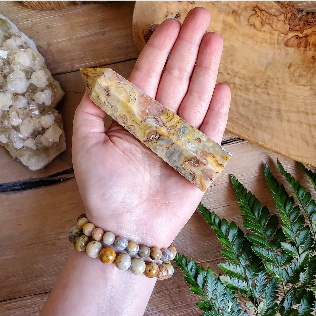 Crazy Lace Agate Bracelet