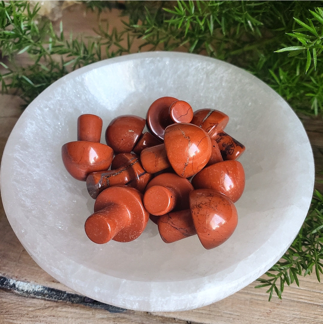 Mushroom - Mini - Red Jasper