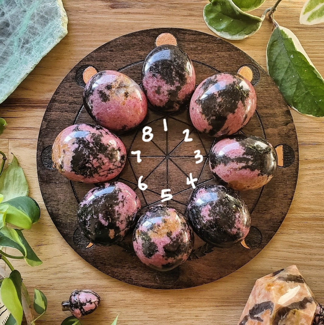 Rhodonite Palmstones - Polished