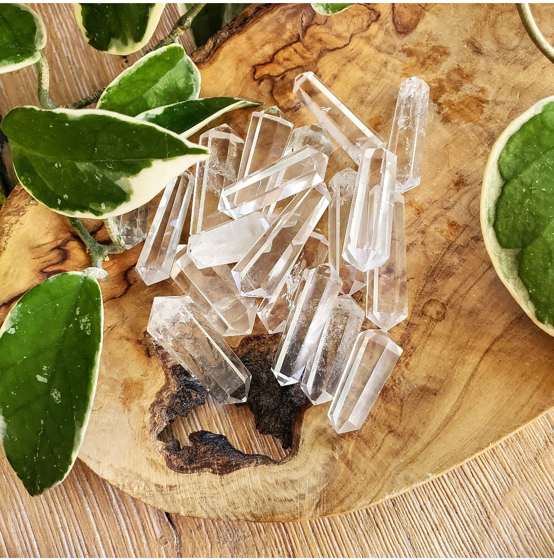 Double Terminated Quartz Points - Polished