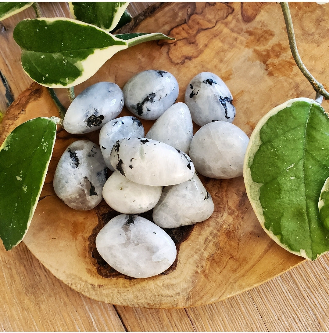 Rainbow Moonstone Tumbled