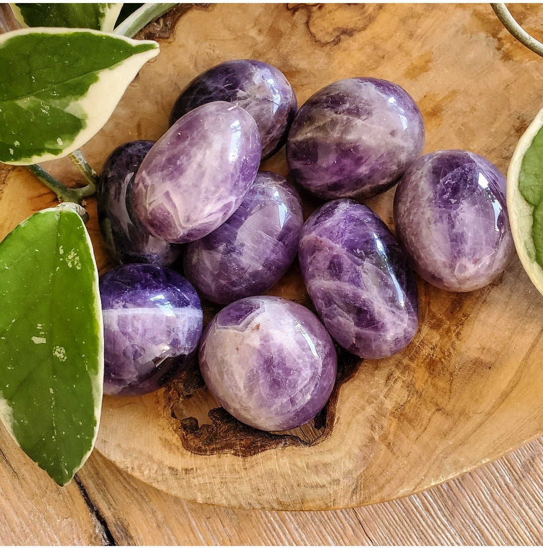 Amethyst Tumbled Stone (L) - Polished