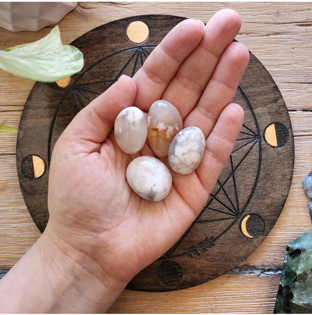 Cherry Blossom Agate Tumbled