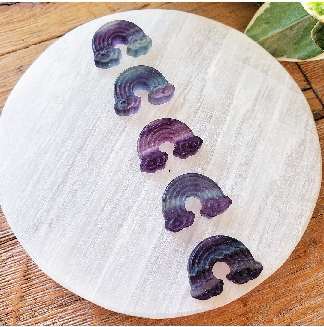 Fluorite Rainbows - Carving