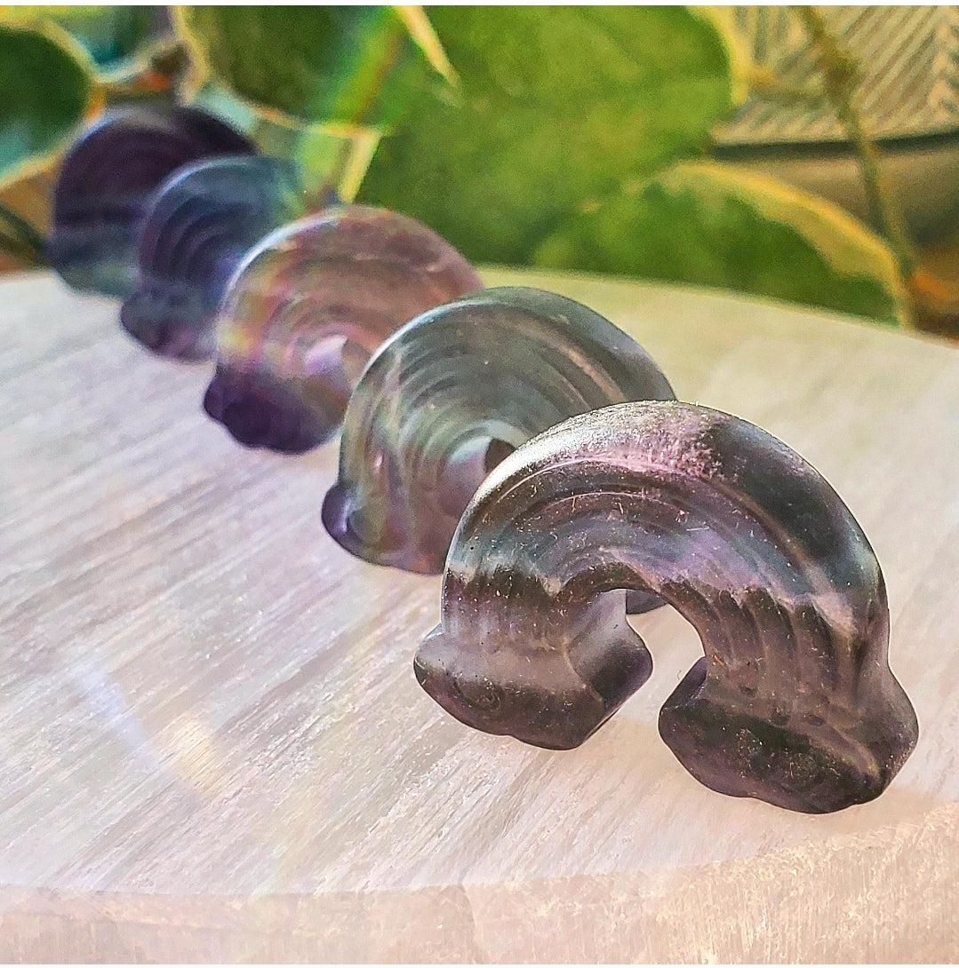 Fluorite Rainbows - Carving