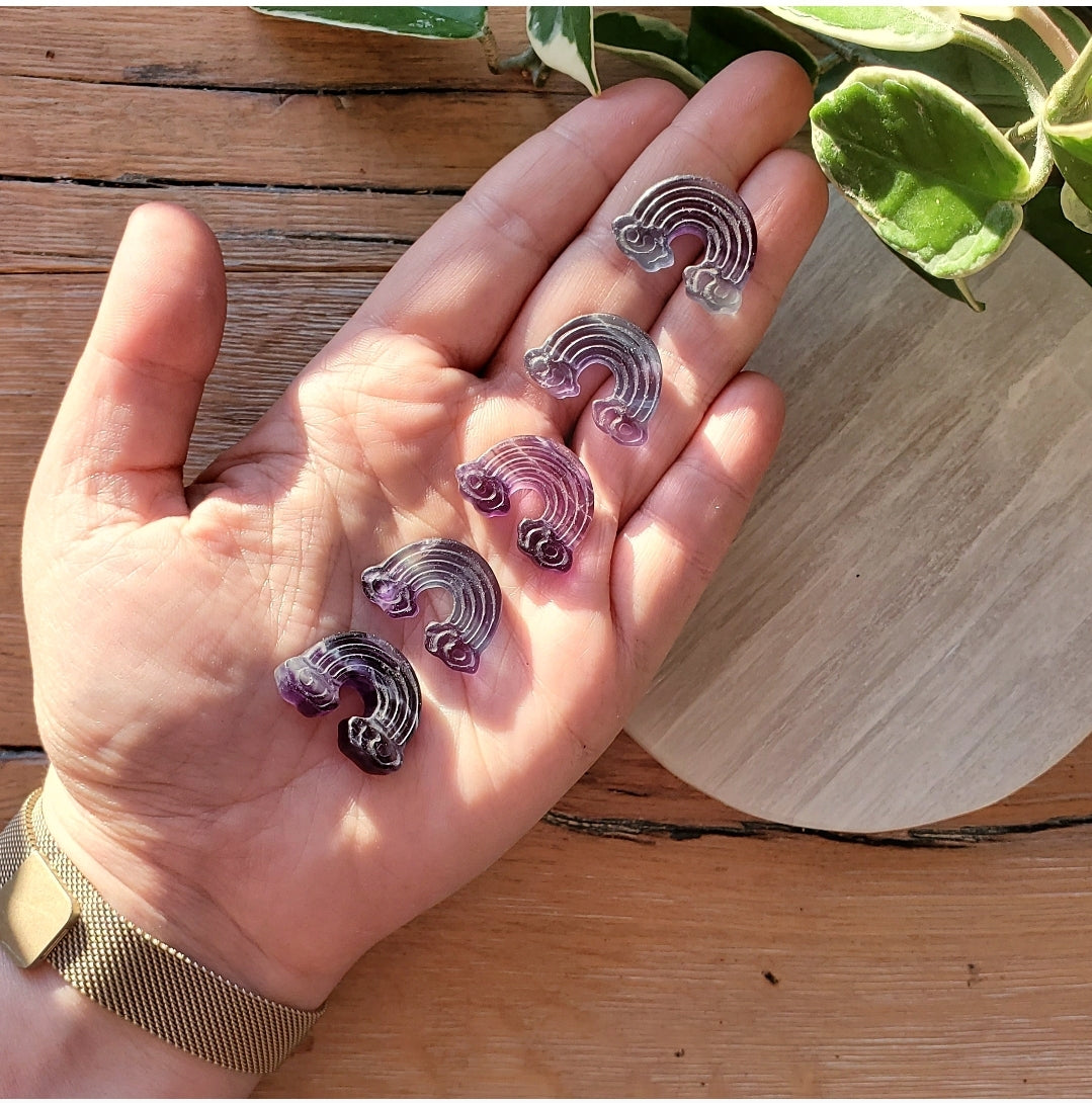 Fluorite Rainbows - Carving