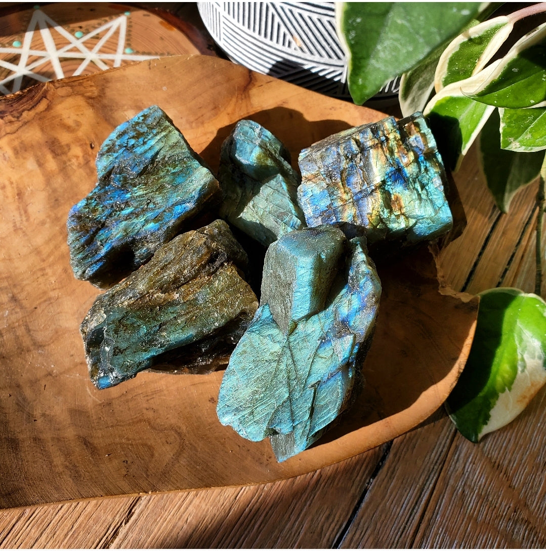 Raw Labradorite Chunks (Madagascar)