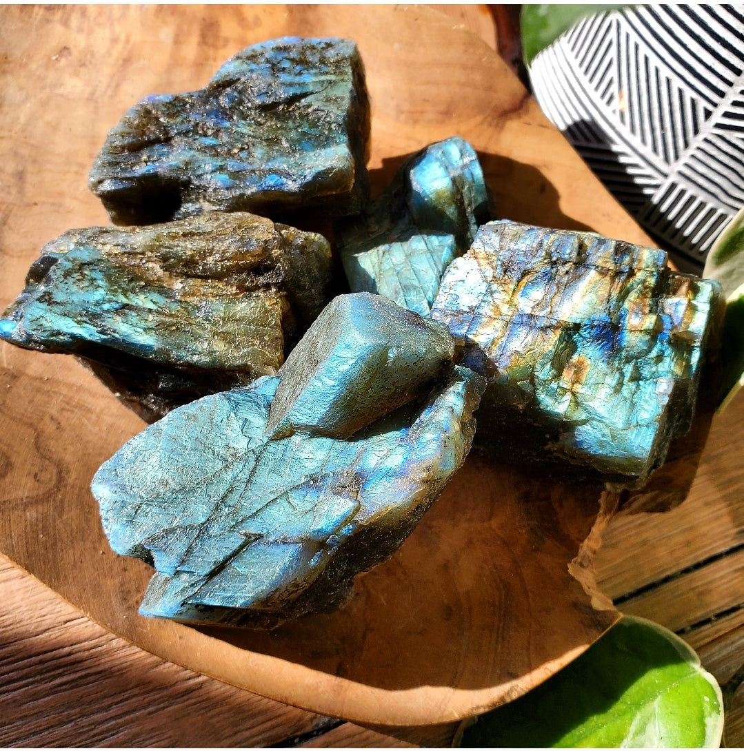 Raw Labradorite Chunks (Madagascar)